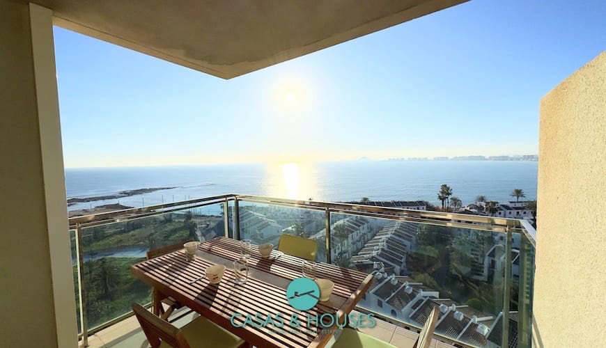 2 soveværelse Lejlighed til salg i La Manga del Mar Menor med swimmingpool garage - € 182.000 (Ref: 8754880)