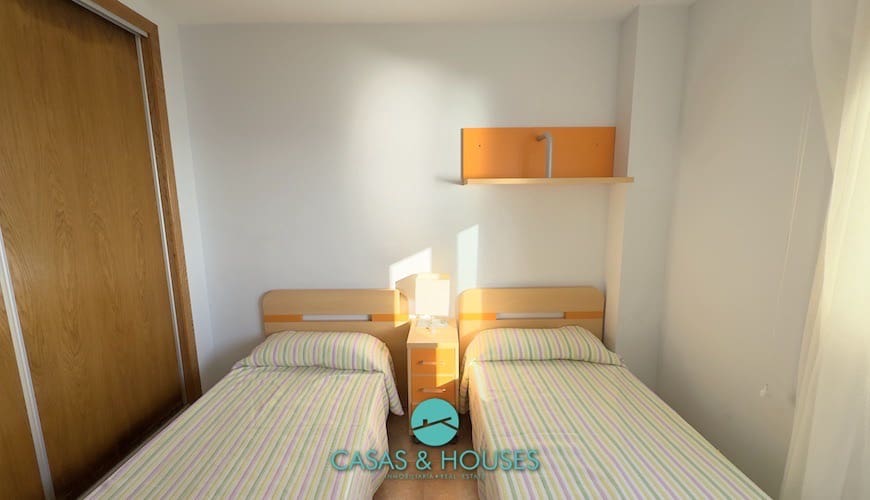 2 soveværelse Lejlighed til salg i La Manga del Mar Menor med swimmingpool garage - € 182.000 (Ref: 8754880)