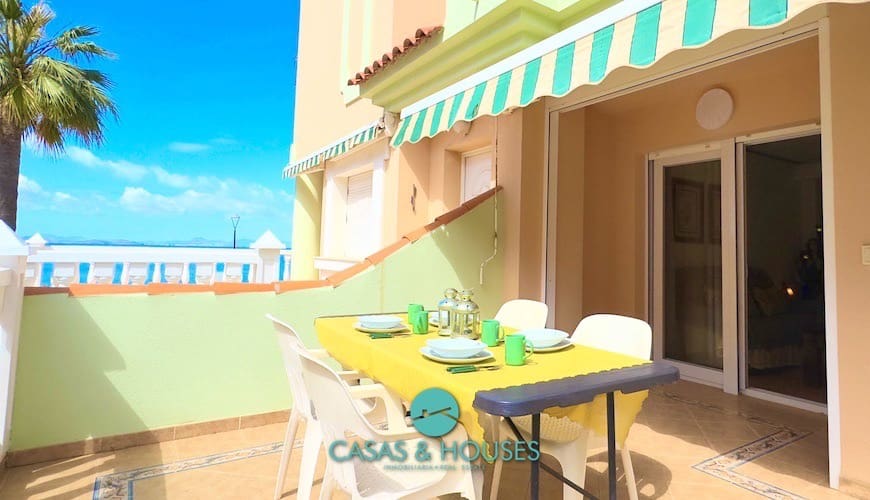 3 quarto Casa em Banda para venda em La Manga del Mar Menor com piscina garagem - 260 000 € (Ref: 8976546)