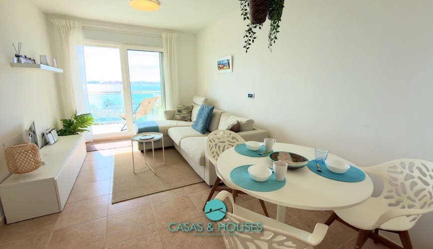 1 sypialnia Apartament na sprzedaż w La Manga del Mar Menor z basenem garażem - 155 000 € (Ref: 9338661)