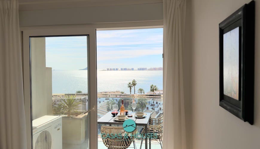 1 sypialnia Apartament na sprzedaż w La Manga del Mar Menor z basenem garażem - 155 000 € (Ref: 9338661)