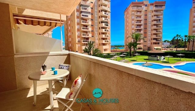 1 chambre Appartement à vendre à La Manga del Mar Menor avec piscine - 130 000 € (Ref: 9588061)