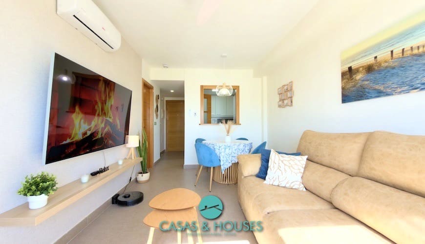 1 Zimmer Apartment zu verkaufen in La Manga del Mar Menor mit Pool Garage - 155.000 € (Ref: 9598309)