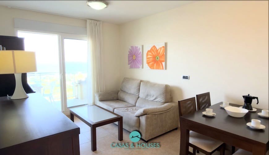 1 soveværelse Lejlighed til salg i La Manga del Mar Menor med swimmingpool garage - € 135.000 (Ref: 9623180)