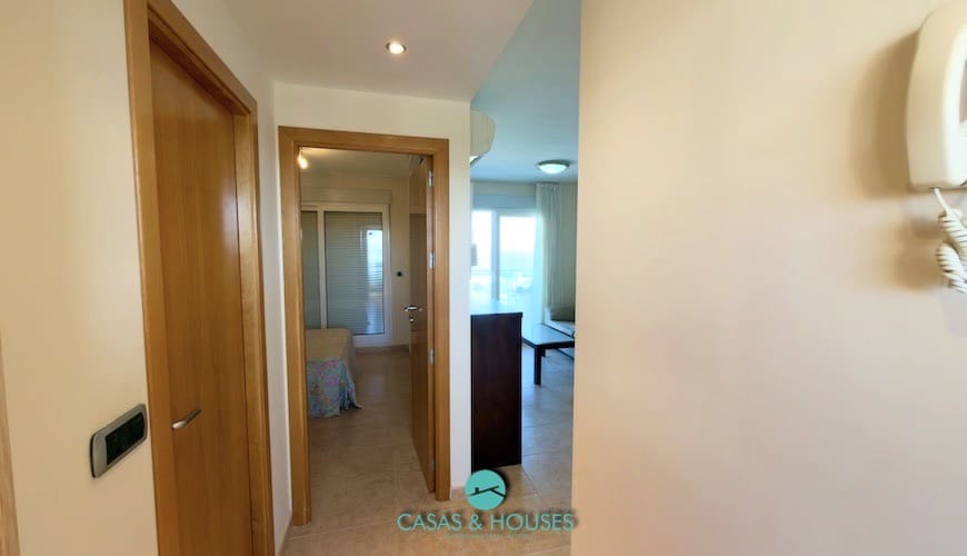 1 soveværelse Lejlighed til salg i La Manga del Mar Menor med swimmingpool garage - € 135.000 (Ref: 9623180)