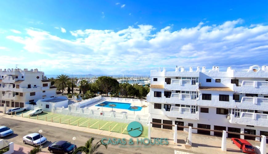 2 Zimmer Apartment zu verkaufen in La Manga del Mar Menor mit Pool Garage - 180.000 € (Ref: 9680565)