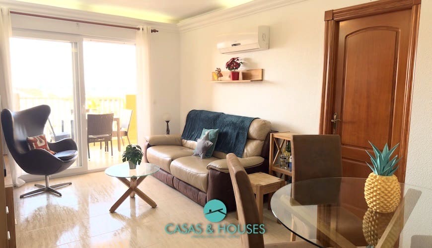 3 sypialnia Apartament na sprzedaż w La Manga del Mar Menor z basenem garażem - 275 000 € (Ref: 9735929)