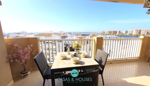 3 sypialnia Apartament na sprzedaż w La Manga del Mar Menor z basenem garażem - 275 000 € (Ref: 9735929)