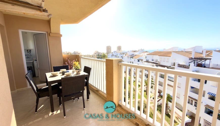 3 sypialnia Apartament na sprzedaż w La Manga del Mar Menor z basenem garażem - 275 000 € (Ref: 9735929)