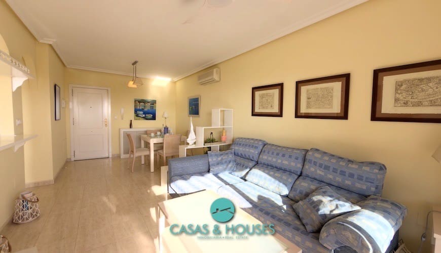 2 sovrum Lägenhet till salu i La Manga del Mar Menor med pool - 195 000 € (Ref: 9759501)