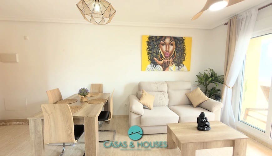 1 sypialnia Apartament na sprzedaż w La Manga del Mar Menor z basenem garażem - 140 000 € (Ref: 9808352)