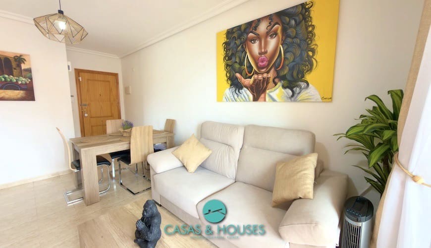 1 sypialnia Apartament na sprzedaż w La Manga del Mar Menor z basenem garażem - 140 000 € (Ref: 9808352)