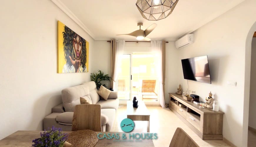 1 sypialnia Apartament na sprzedaż w La Manga del Mar Menor z basenem garażem - 140 000 € (Ref: 9808352)