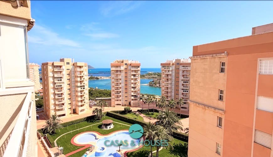 1 bedroom Apartment for sale in La Manga del Mar Menor with pool garage - € 140,000 (Ref: 9808352)