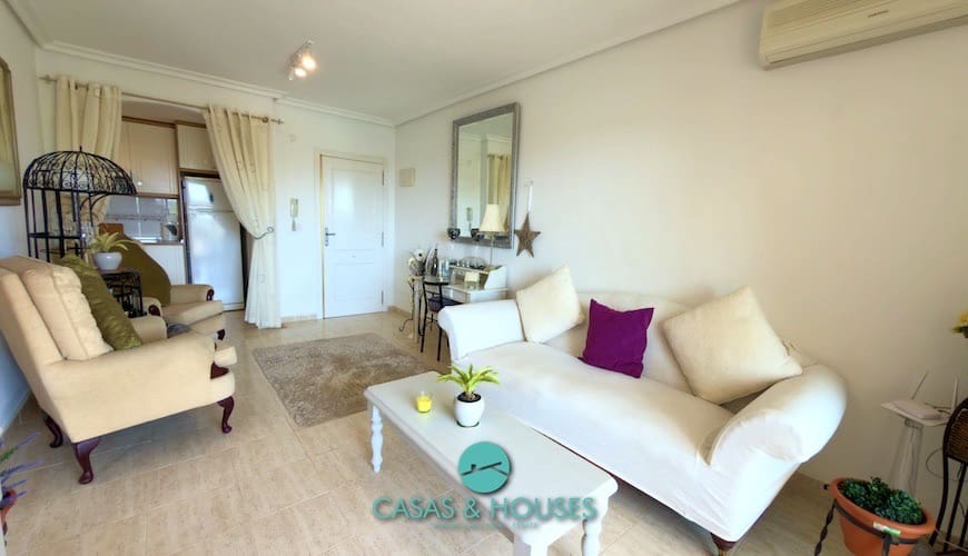 2 soveværelse Lejlighed til salg i La Manga del Mar Menor med swimmingpool - € 190.000 (Ref: 9981271)