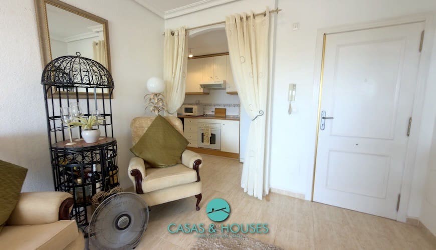 2 soveværelse Lejlighed til salg i La Manga del Mar Menor med swimmingpool - € 190.000 (Ref: 9981271)