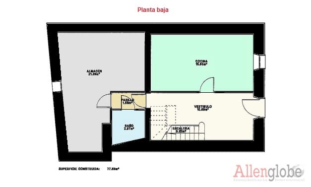 3 soveværelse Byhus til salg i Oviedo - € 70.000 (Ref: 8331946)