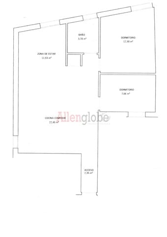 2 chambre Appartement à vendre à Centro Urbano, Oviedo - 172 000 € (Ref: 9242548)