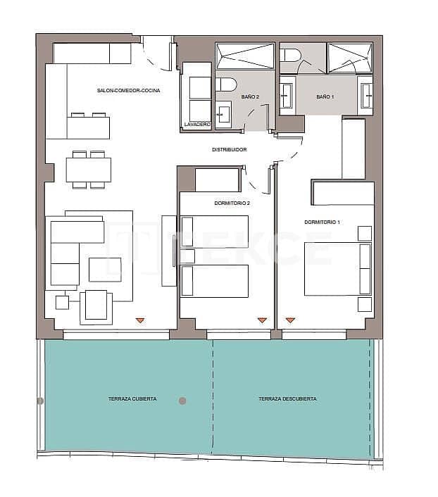 2 soverom Leilighet til salgs i La Cala de Mijas med svømmebasseng - € 532 000 (Ref: 10010104)