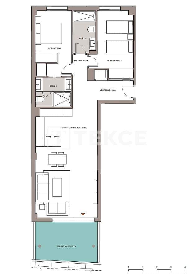2 soverom Leilighet til salgs i La Cala de Mijas med svømmebasseng - € 532 000 (Ref: 10010104)