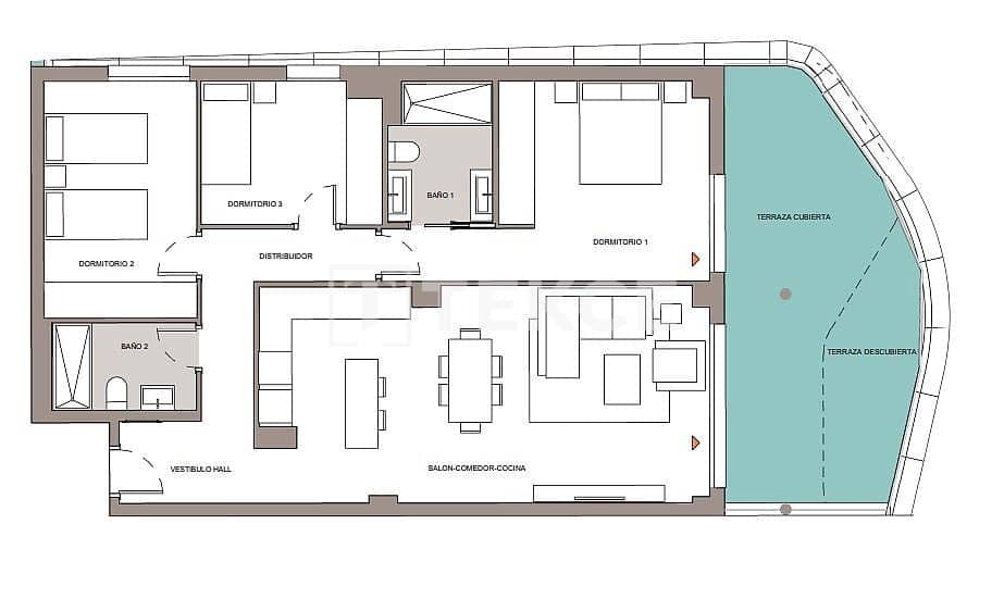 2 soverom Leilighet til salgs i La Cala de Mijas med svømmebasseng - € 532 000 (Ref: 10010104)