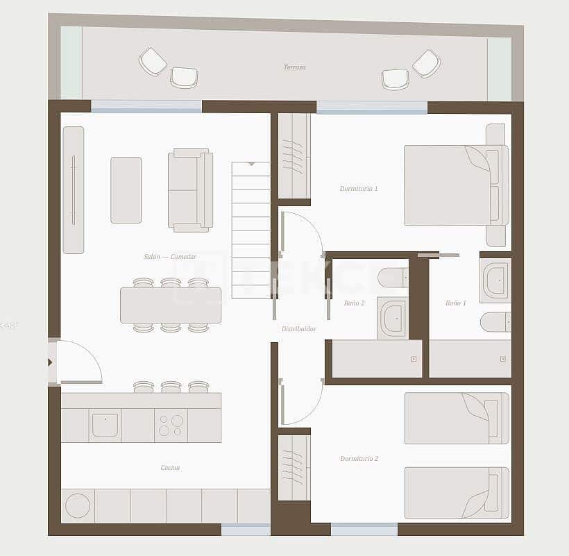 Piso de 2 habitaciones en Estepona en venta con piscina - 415.000 € (Ref: 10016961)