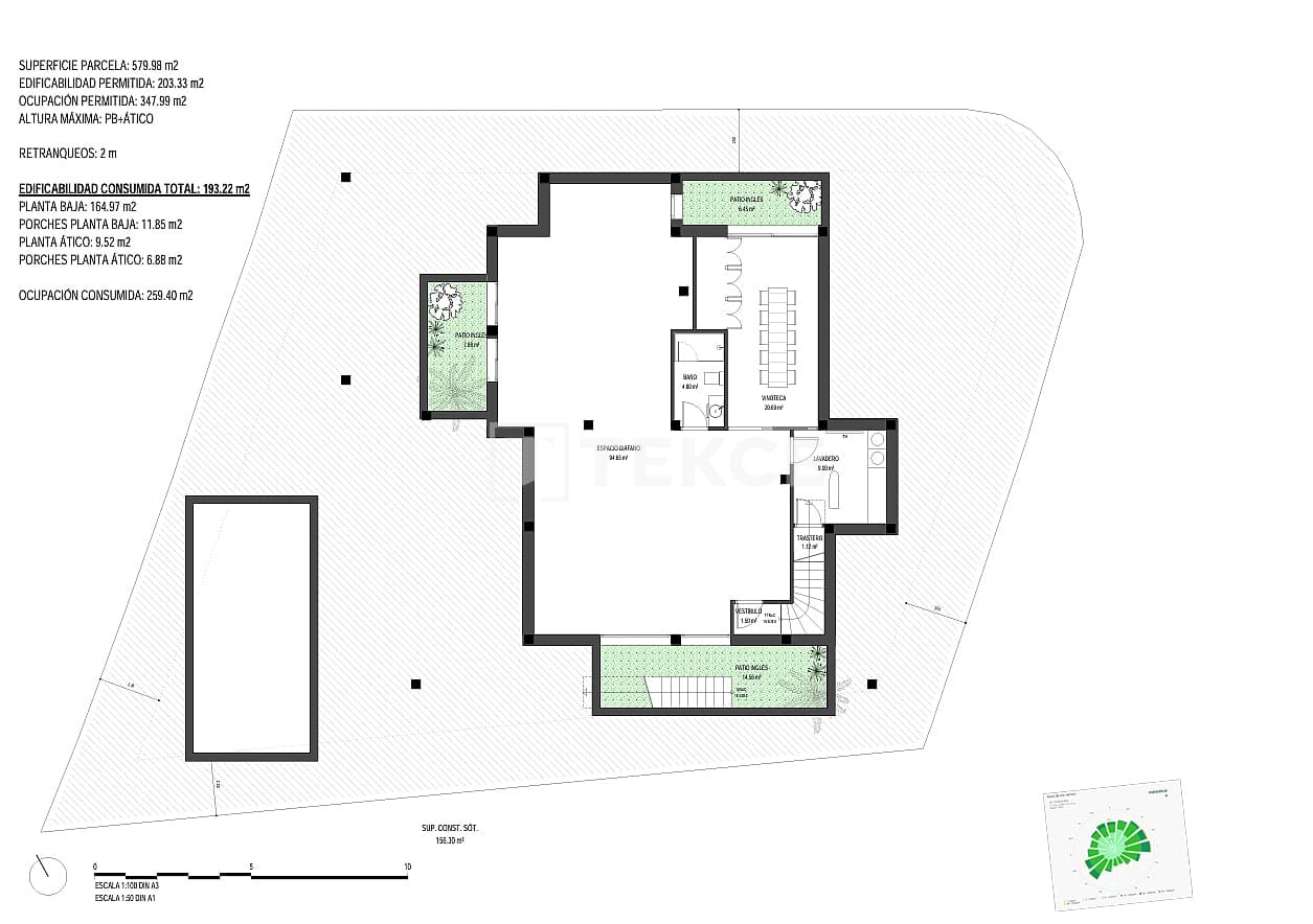 3 sypialnia Willa na sprzedaż w Torre-Pacheco z basenem - 1 780 000 € (Ref: 10040223)