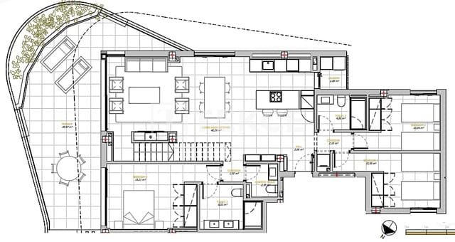 3 quarto Apartamento para venda em Elviria, Marbella com piscina - 1 350 000 € (Ref: 10040226)