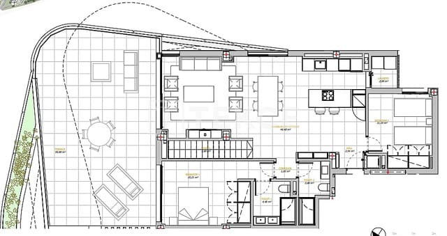 3 quarto Apartamento para venda em Elviria, Marbella com piscina - 1 350 000 € (Ref: 10040226)