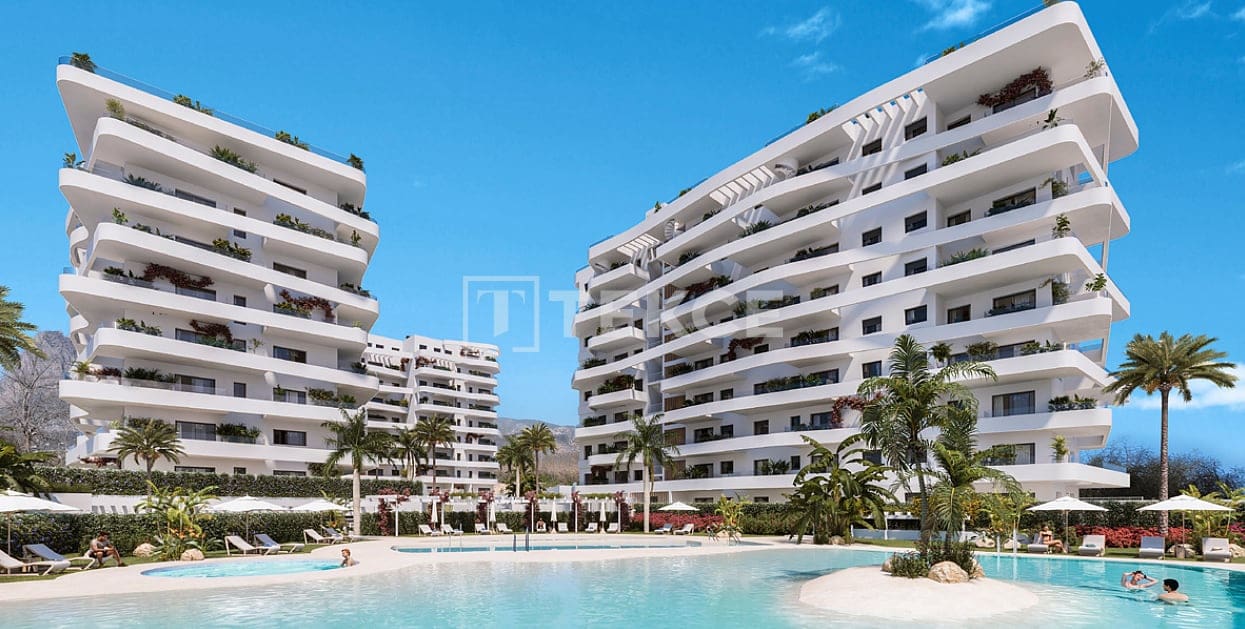 2 makuuhuone Asunto myytävänä paikassa La Villajoyosa / Vila Joiosa mukana uima-altaan - 468 000 € (Ref: 10063660)