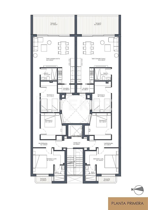 3 sovrum Lägenhet till salu i Guardamar del Segura med pool - 445 000 € (Ref: 10074765)