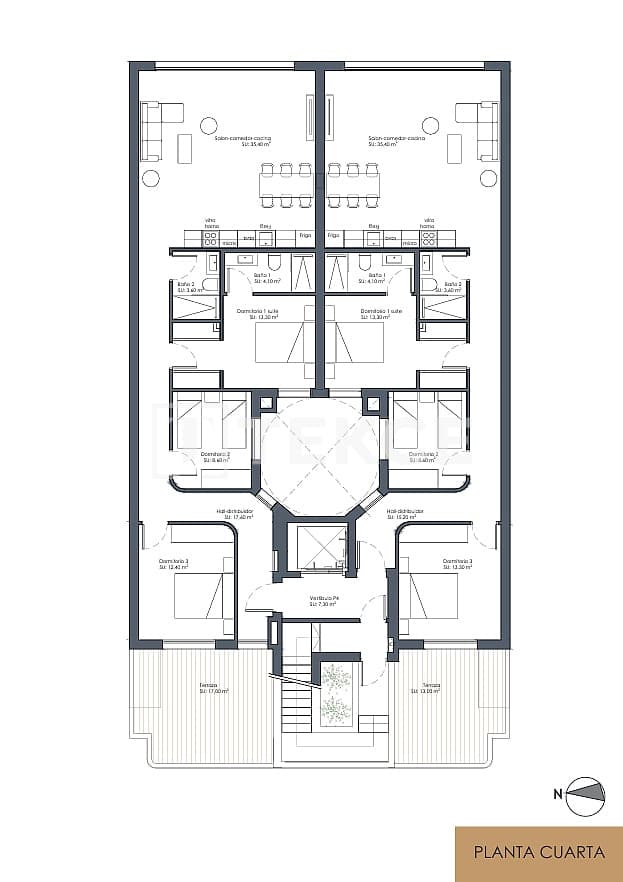 3 sovrum Lägenhet till salu i Guardamar del Segura med pool - 445 000 € (Ref: 10074765)