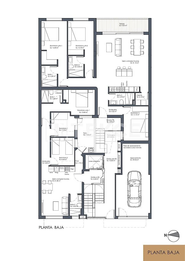 3 sovrum Lägenhet till salu i Guardamar del Segura med pool - 445 000 € (Ref: 10074765)