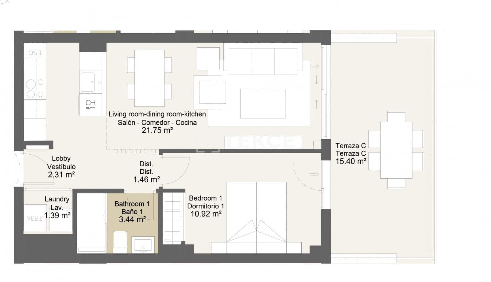 3 Zimmer Wohnung zu verkaufen in Torre del Mar mit Pool - 485.000 € (Ref: 10074769)