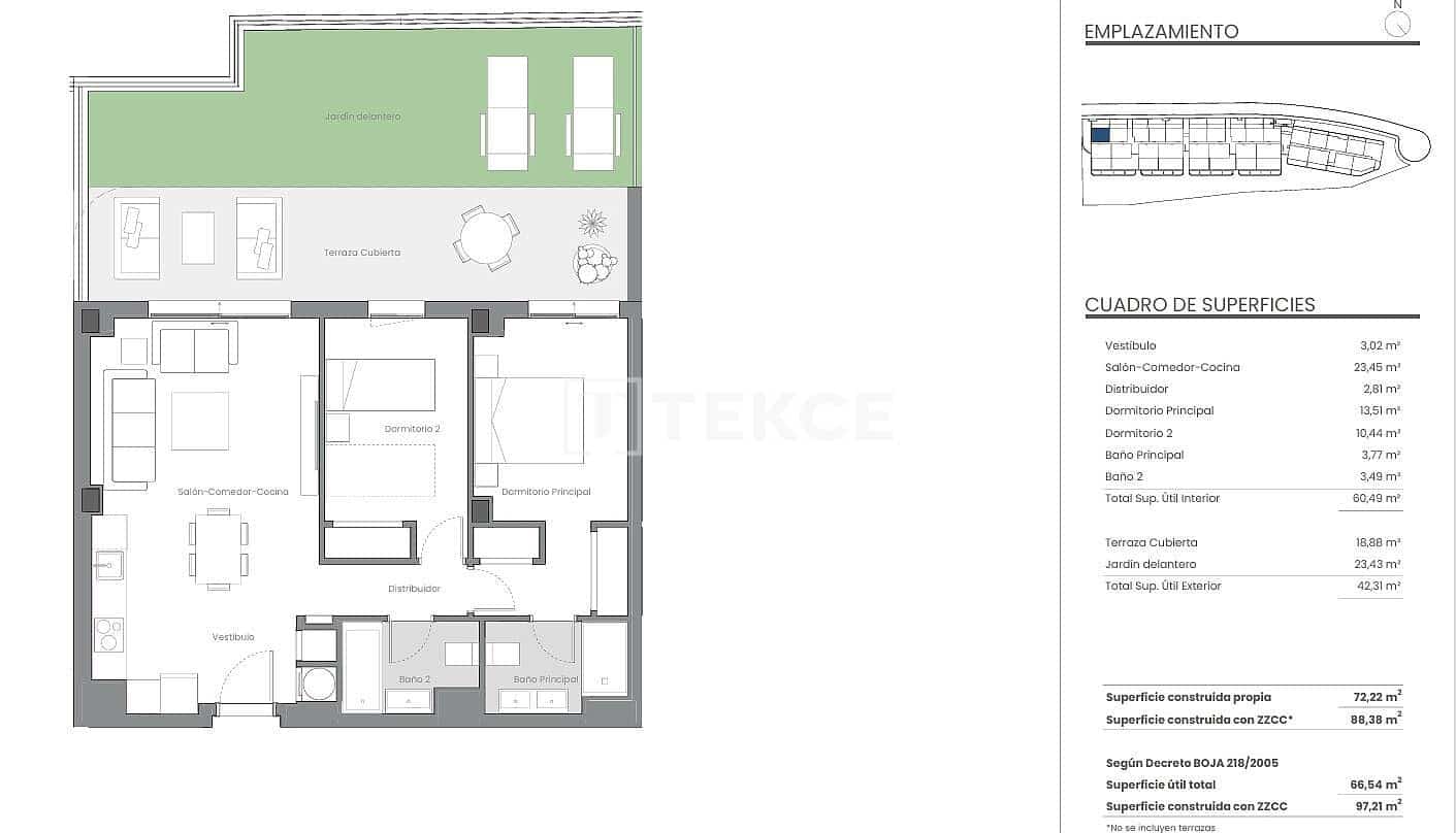 2 soveværelse Lejlighed til salg i Estepona med swimmingpool - € 375.000 (Ref: 10085383)