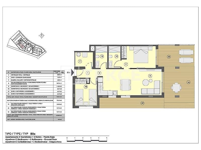 Piso de 2 habitaciones en Canyamel en venta con piscina - 436.000 € (Ref: 10106602)