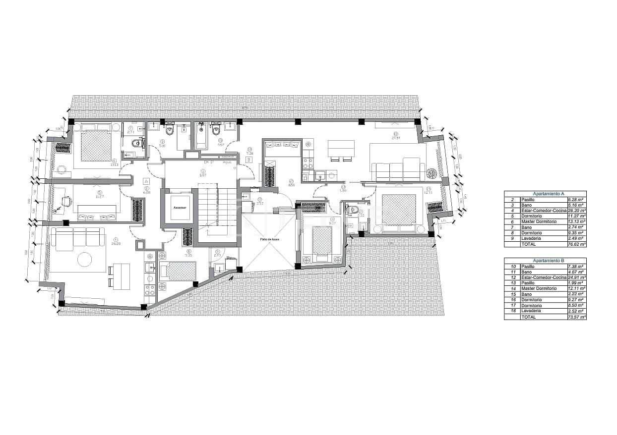3 soverom Leilighet til salgs i La Villajoyosa / Vila Joiosa med svømmebasseng - € 305 000 (Ref: 10106606)