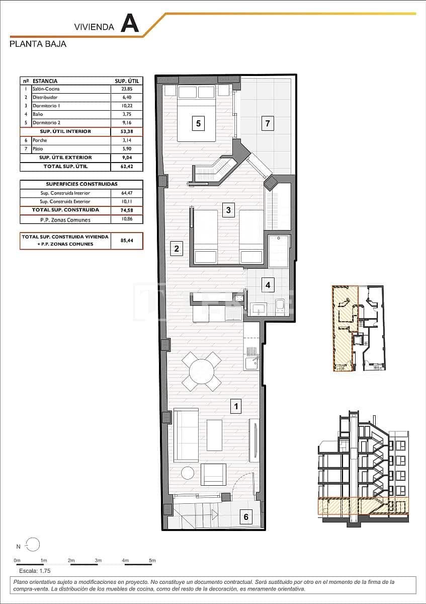 2 soverom Leilighet til salgs i Guardamar del Segura med svømmebasseng - € 240 000 (Ref: 10118620)