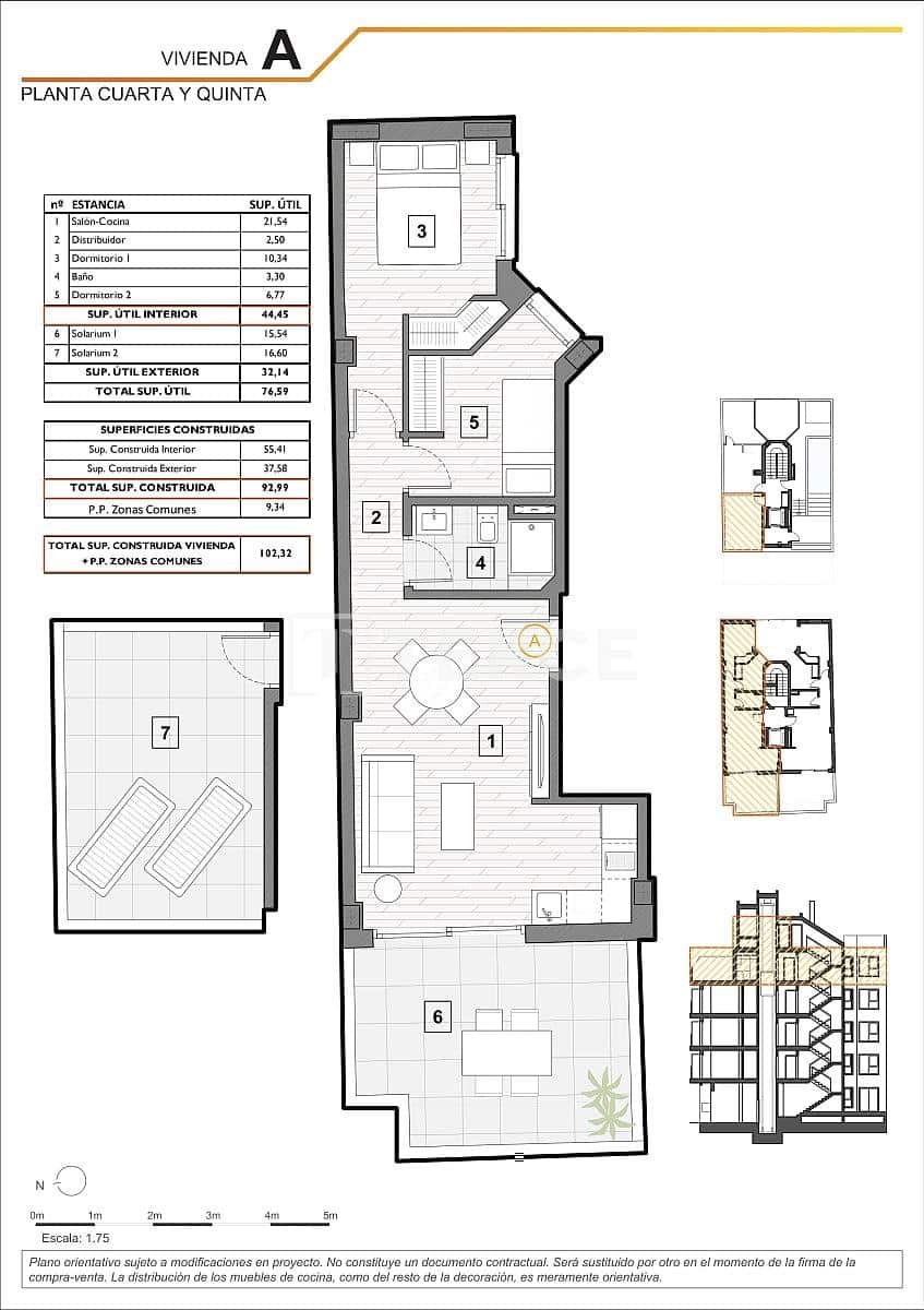 2 soverom Leilighet til salgs i Guardamar del Segura med svømmebasseng - € 240 000 (Ref: 10118620)