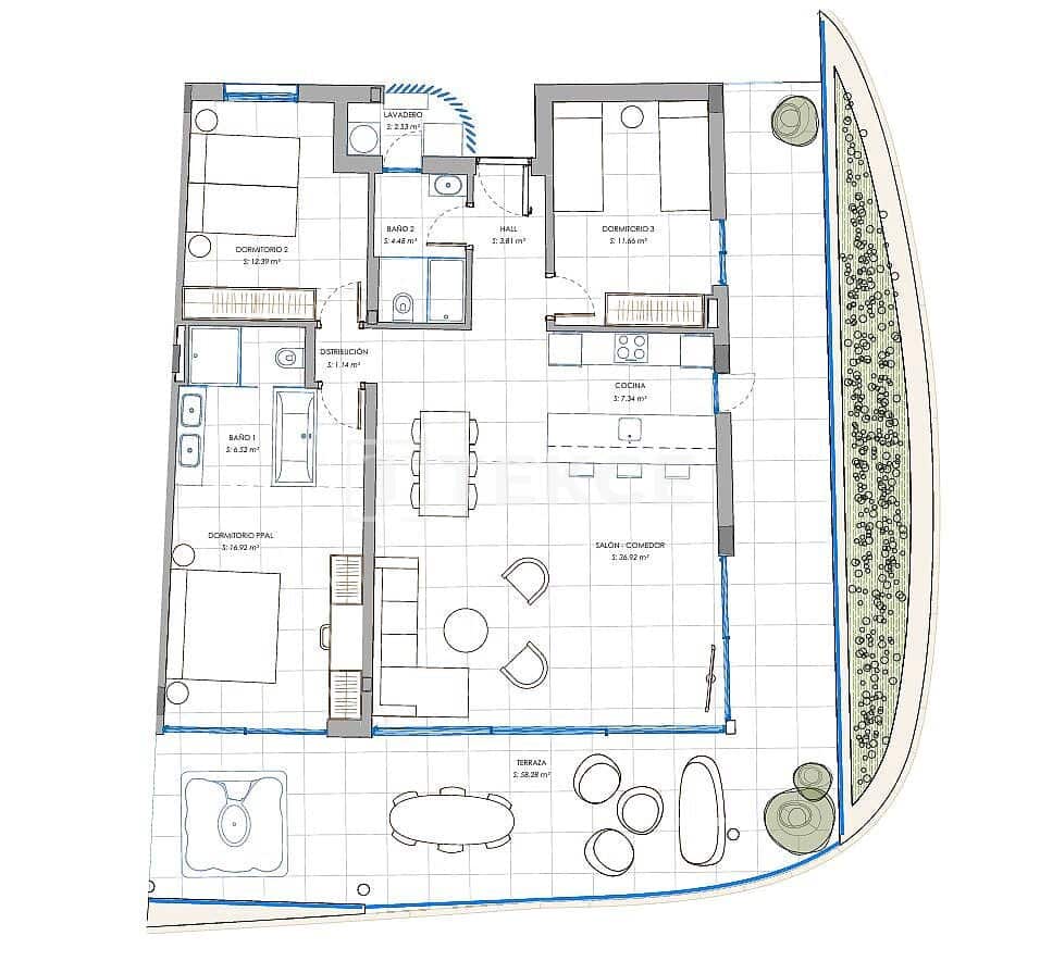 3 quarto Apartamento para venda em Fuengirola com piscina garagem - 1 050 000 € (Ref: 10127506)