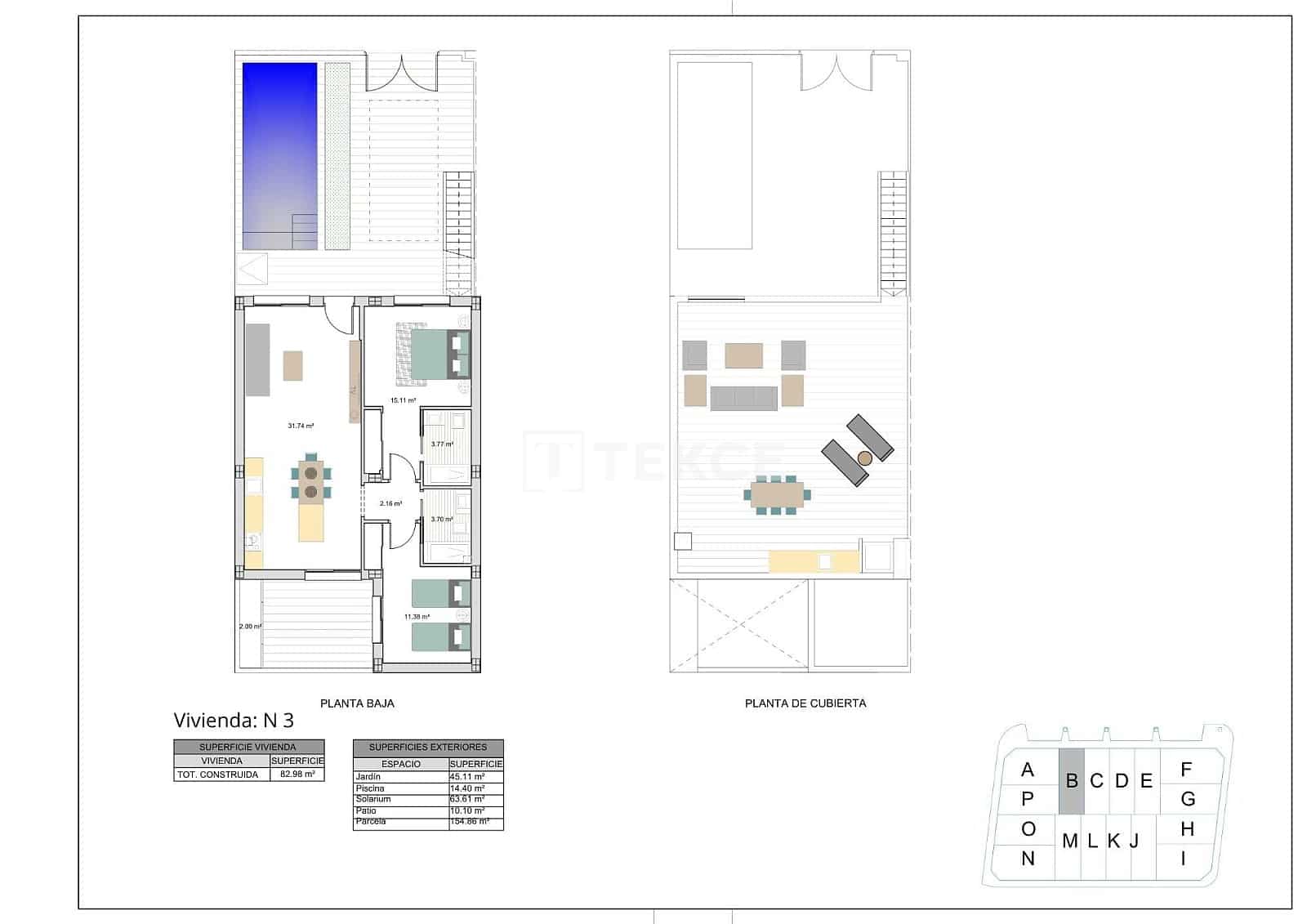 2 quarto Moradia para venda em Roldan com piscina garagem - 287 000 € (Ref: 10158841)