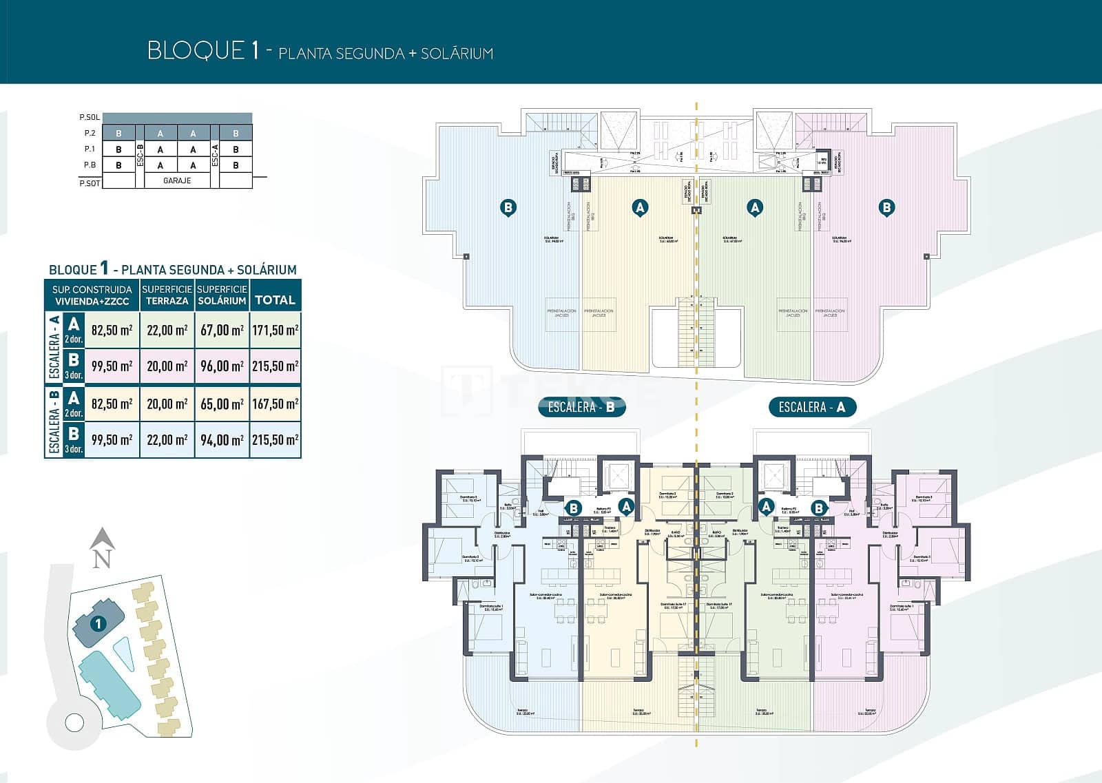 2 slaapkamer Flat te koop in Los Alcazares met zwembad garage - € 318.000 (Ref: 10165950)