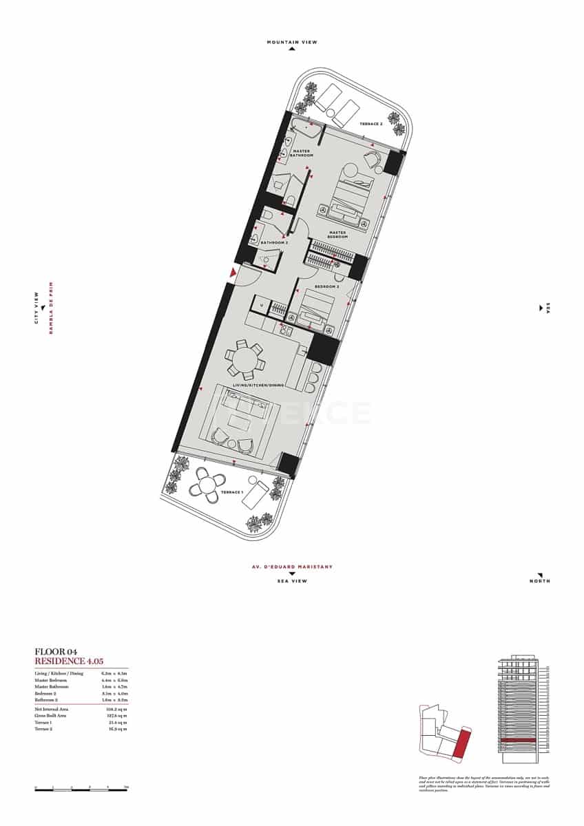 4 Zimmer Wohnung zu verkaufen in Barcelona Stadt mit Pool Garage - 5.665.000 € (Ref: 10176103)