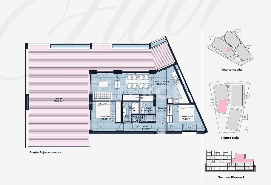 2 soveværelse Lejlighed til salg i New Golden Mile med swimmingpool - € 359.000 (Ref: 10179677)