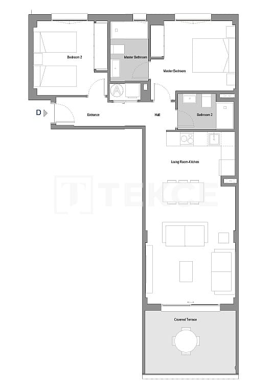 2 camera da letto Appartamento in vendita in Cerro del Aguila con piscina - 345.000 € (Rif: 10179678)