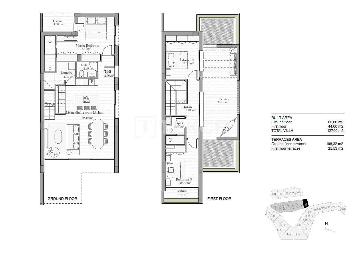 3 sypialnia Willa na sprzedaż w San Miguel de Salinas z basenem - 755 000 € (Ref: 8964553)
