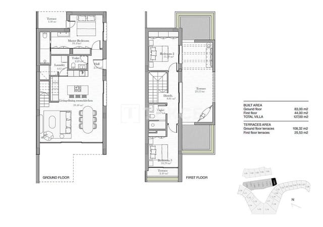 3 sypialnia Willa na sprzedaż w San Miguel de Salinas z basenem - 755 000 € (Ref: 8964553)