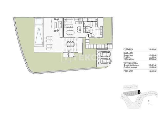 3 sypialnia Willa na sprzedaż w San Miguel de Salinas z basenem - 755 000 € (Ref: 8964553)