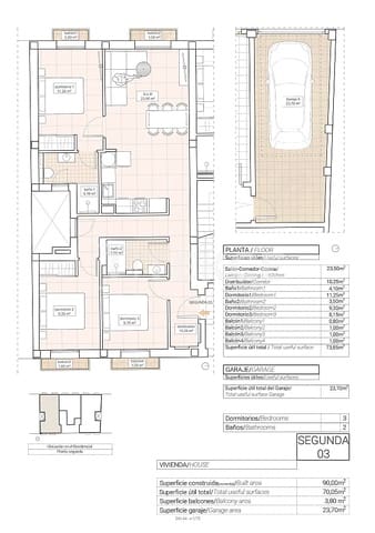 2 chambre Appartement à vendre à Hondón de las Nieves - 198 000 € (Ref: 8964558)