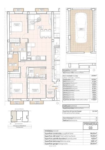 2 chambre Appartement à vendre à Hondón de las Nieves - 198 000 € (Ref: 8964558)